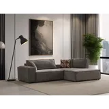 nobelaa Modulares Ecksofa "Oleander"-Grau - Grau