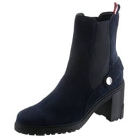 Tommy Hilfiger »OUTDOOR HIGH HEEL BOOT«, Gr. 42, dunkelblau, , 24214207-42