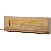 Massivmoebel24 Wandregal 123 x 38 x 25 cm Beige