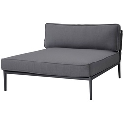 Cane-line Loungesofa Conic Daybed Mischgewebe Grau