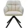 Svita SORA Esszimmerstuhl drehbar Polsterstuhl mit Armlehnen Beige