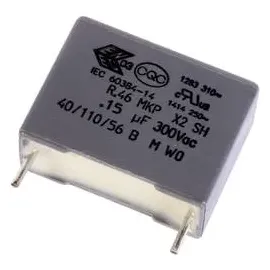 Kemet R46KN410000N1K 1 St. MKP-Folienkondensator radial bedrahtet 1 μF 10 % 22.5 mm