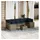 vidaXL Gartensofa-Set 8-tlg. grau Polyrattan