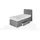 Westfalia Schlafkomfort Boxspringbett 90 x 200 cm H2 Grau