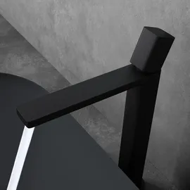 doporro Einhandmischer Schwarz matt