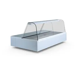 Gastro Kühlaufsatztheke Kühltheke Theke Aufsatztheke Kühlvitrine 1700x945x710mm
