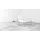 s-style möbel Loungesessel Tampa Bouclé 84 x 81 x 89 cm Weiß/Silber