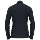 Odlo Damen Langarm Shirt mit Reißverschluss Roy dark sapphire - black - stripes, XS