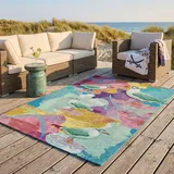 Sansibar Sylt Outdoorteppich, Mehrfarbig, Textil, Tiere, Rechteckig, 300x400 cm, Oeko-Tex®, für Fußbodenheizung geeignet, Teppiche & Böden, Teppiche, Outdoorteppiche
