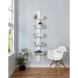 TICAA Mehrzweckregal 100 x 40 x 180 cm Buche