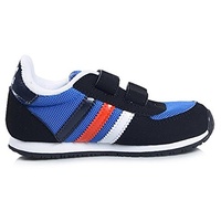 adidas Originals Adistar Racer Kinder Schuhe Sneaker LA Trainer BLAU ROT Weiss, Farbe:Dunkelblau, Schuhgröße:EUR 23 1/2 - 23.5 EU