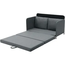 [en.casa] Schlafsofa Soini 2-Sitzer Dunkelgrau