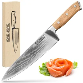 Moritz & Moritz Damastmesser 20 cm grau
