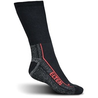 ELTEN Perfect Fit Socks Gr.35-38 schwarz/grau, Grau, Schwarz,