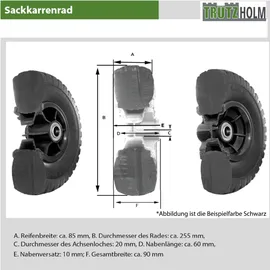 Trutzholm Sackkarrenrad 260x85 mm