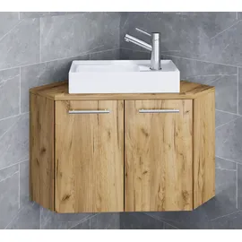 VCM 2-tlg. Eck Gäste WC Waschplatz Waschtisch Vilosa