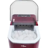 vidaXL Eiswürfelbereiter Rot 1,4 L 15 kg / 24 h