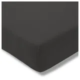 Estella Spannbettlaken Zwirnjersey 6900 90 x 200 - 120 x 220 cm schiefer