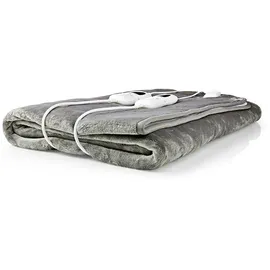 Nedis PEBL130CWT2 Heizdecke 160 x 140 cm Grau/Weiß