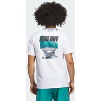 adidas Hoops Graphic T-Shirt schwarz|weiß M