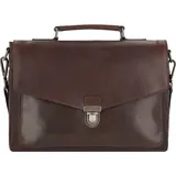 LEONHARD HEYDEN Roma Briefcase 1 Compartment Brown