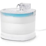 Cheerble Katzenbrunnen 2L, Pumpenlos, Trinkbrunnen für Katze mit Bewegungsmelder, BPA-frei, 23dB Ultraleise, Einfache Reinigung, Wasserbrunnen für Katzen und Kleintiere (Elfin E1)