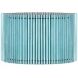 Home Sweet Home Skandinavischer Lampenschirm | Blau | Rund | Gefaltetes Papier | ø40 x 20 cm | Kombinierbar mit Stehleuchte | Für Wohnzimmer und Schlafzimmer geeignet