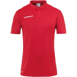 Uhlsport Essential POLY Kurzarm-poloshirt | Red - 12-13 Jahre