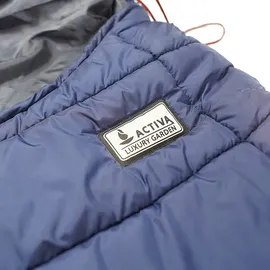 ACTIVA Mummy Premium Schlafsack Blau