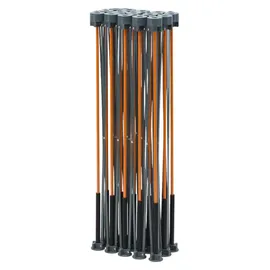 Bora Arbeitstisch Holz/Metall 122 x 244 x 91 cm grau klappbar