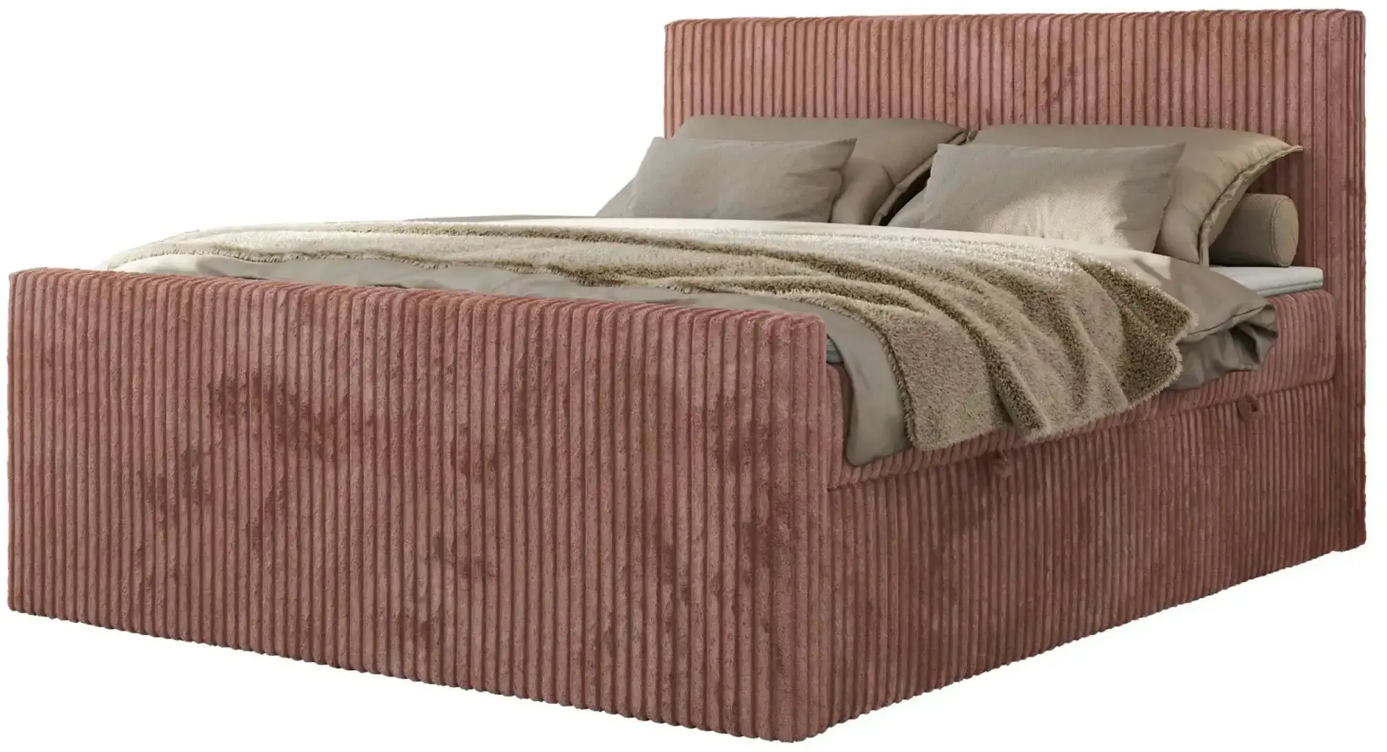 Boxbett mit Bettkasten Tiliano Duo , rosa/pink , Maße (cm): B: 164 H: 119