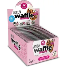gofitness nutrition Protein Waffle Himbeere/Weiße Schokolade 12 x 50 g