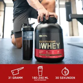 Optimum Nutrition Gold Standard 100% Whey Vanilla Ice Cream Pulver 450 g