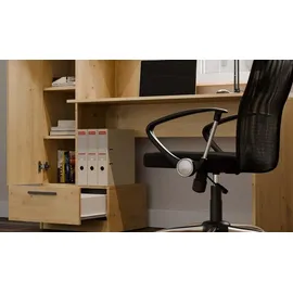 Top e shop Schreibtisch COSMO Eiche Artisan / Braun