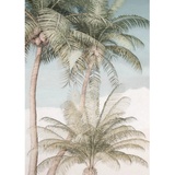 KOMAR Fototapete Palm Oasis bunt