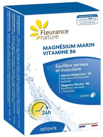Fleurance Nature Meeresmagnesium B6 60 Tabletten