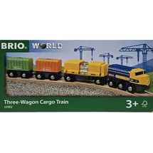 BRIO Three-Wagon Cargo Train