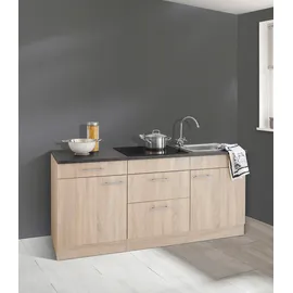 OPTIFIT Küchenzeile Mini 180 cm beige