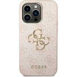 GUESS iPhone 14 Pro Polyurethan Case pink