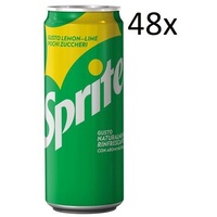 48x Sprite Limone Lime Zitronengetränk Limette 330ml kohlensäurehaltiges Getränk
