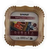 ScanPart 2910070004 Heißluftfritteusenpapier 16x16cm eckig, 100er