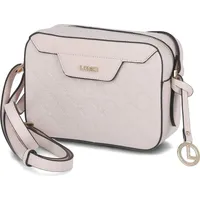 L.Credi Filiberta Umhängetasche Kunstleder Beige/Rosa