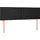 vidaXL Boxspringbett mit Matratze Schwarz 140x200 cm Kunstleder