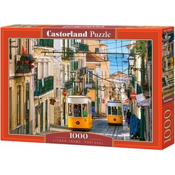 Castorland C-104260-2 Lisbon Trams,Portugal, 1000 Teile Puzzle, bunt (1000 Teile)