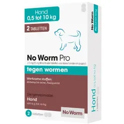 No Worm Pro Kleiner Hund & Welpe 4 Tabletten