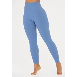 Trainingstights ATHLECIA "Aideny", Damen, Gr. L/XL, EURO-Größen, blau, 92% Nylon, 8% Elasthan, unifarben, sportlich, Hosen, mit Quick Dry-Technologie