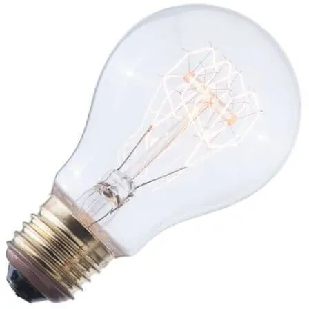 Kohlefadenlampe | Große Fassung E27 | 60W Dimmbar