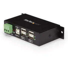 Startech StarTech.com 4 Port Rugged USB Hub 4-Port Industrial USB 2.0 Hub,