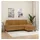 vidaXL 3-Sitzer-Sofa mit Hocker Braun 180 cm Samt