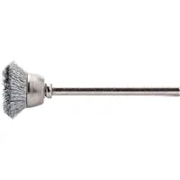 Lessmann Miniatur-Topfbürste INOX-Draht 0,10 mm, Bürsten-⌀ 15 mm